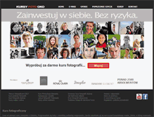 Tablet Screenshot of kursy.foto-oko.pl